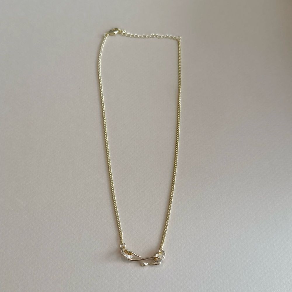 Diamond snake Necklace #1494